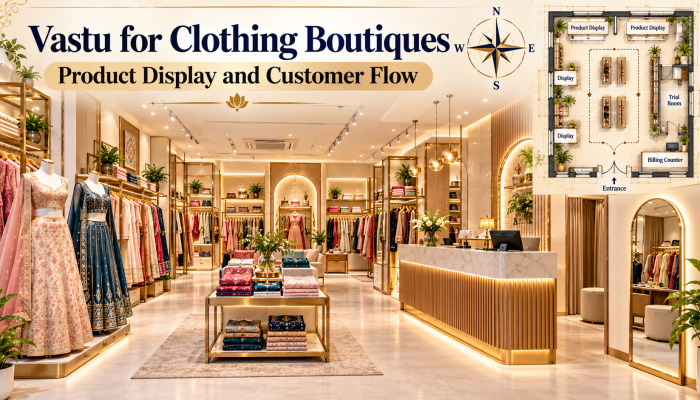 Vastu Boutique Layout and Customer Flow