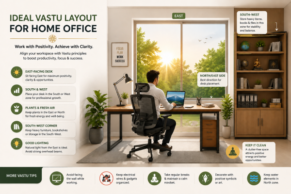 ideal vastu home placement
